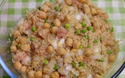 Ensalada de garbanzos y quinoa