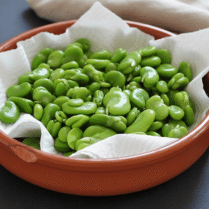 Habas tiernas Funda<br> <p id="valor">1 lb</p>